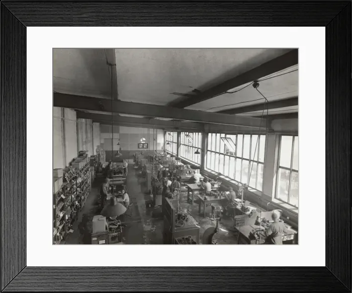 Framed Print : German Men and Women Working in the Maintenence at the H? Framed Print : German Men and Women Working in the Maintenence at the H?