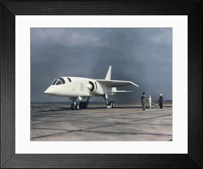 Framed Print : BAC TSR-2. Men Wearing Ear-Defenders Standing by the British Aircraft Corporation Framed Print : BAC TSR-2. Men Wearing Ear-Defenders Standing by the British Aircraft Corporation