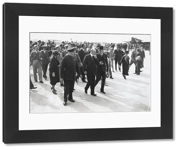Louis Bleriot Arriving at Croydon Airport 27 July 1929, ?