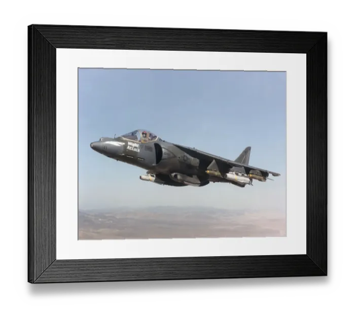 Framed Print : BAE Boeing AV-8B Harrier Framed Print : BAE Boeing AV-8B Harrier