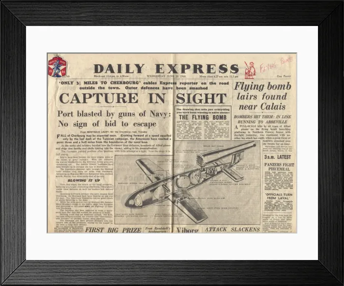Framed Print : Fieseler Fi-103 V-1 Framed Print : Fieseler Fi-103 V-1