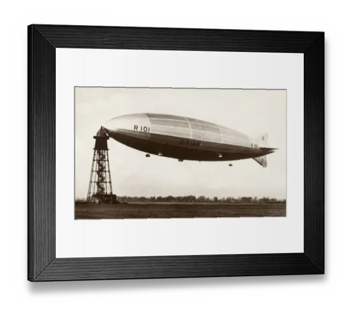 Framed Print : Royal Airship Works R-101 Framed Print : Royal Airship Works R-101