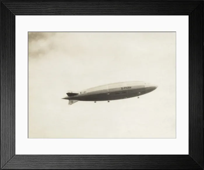 Framed Print : Royal Airship Works R-101
