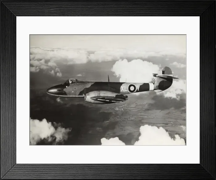 Framed Print : Gloster Meteor Framed Print : Gloster Meteor