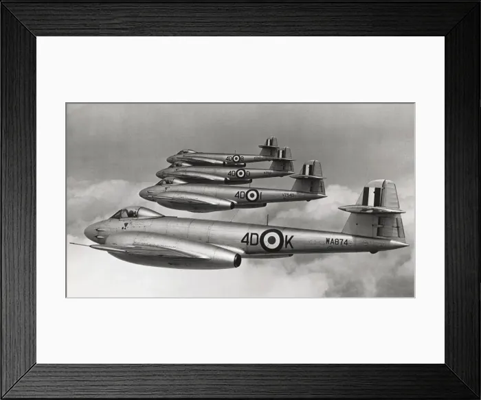Framed Print : Gloster Meteor Framed Print : Gloster Meteor