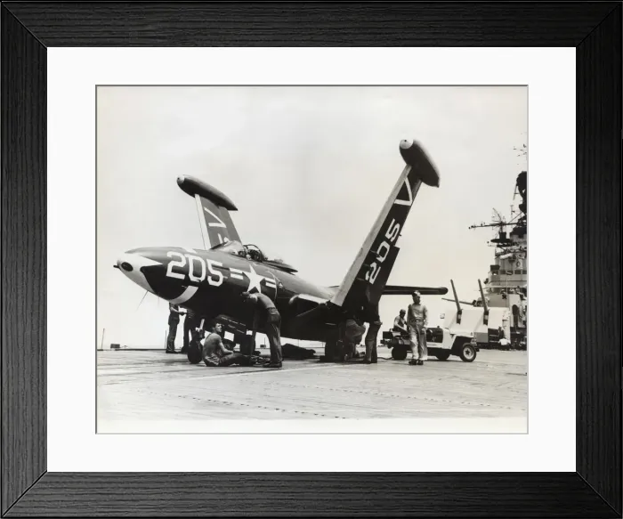 Framed Print : Grumman F9F Panther Framed Print : Grumman F9F Panther