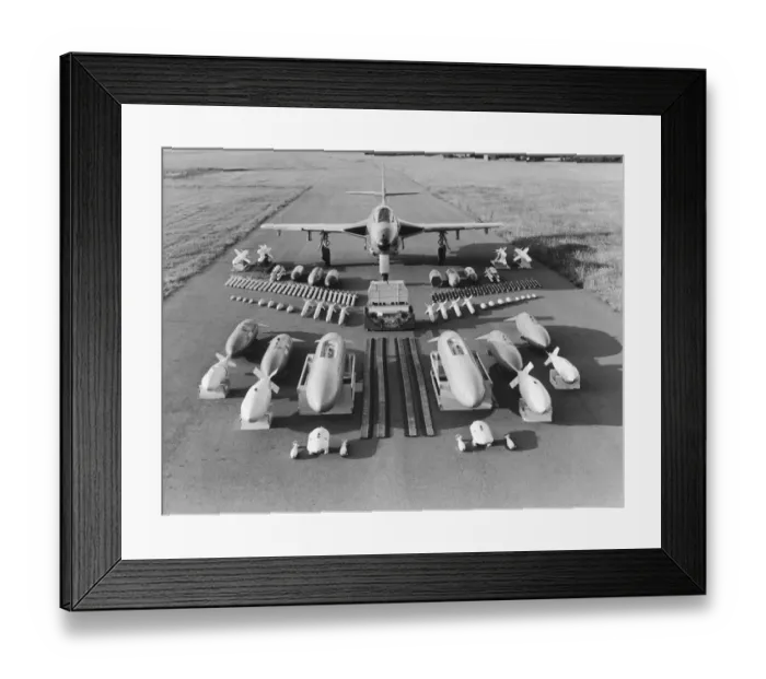 Framed Print : Hawker Hunter Framed Print : Hawker Hunter