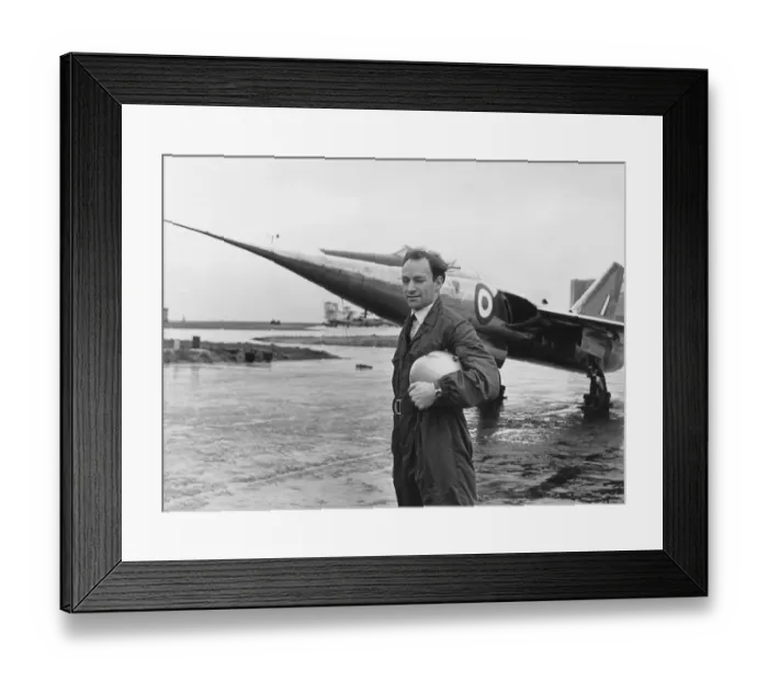 Framed Print : Fairey Delta 2 and Peter Twiss Framed Print : Fairey Delta 2 and Peter Twiss