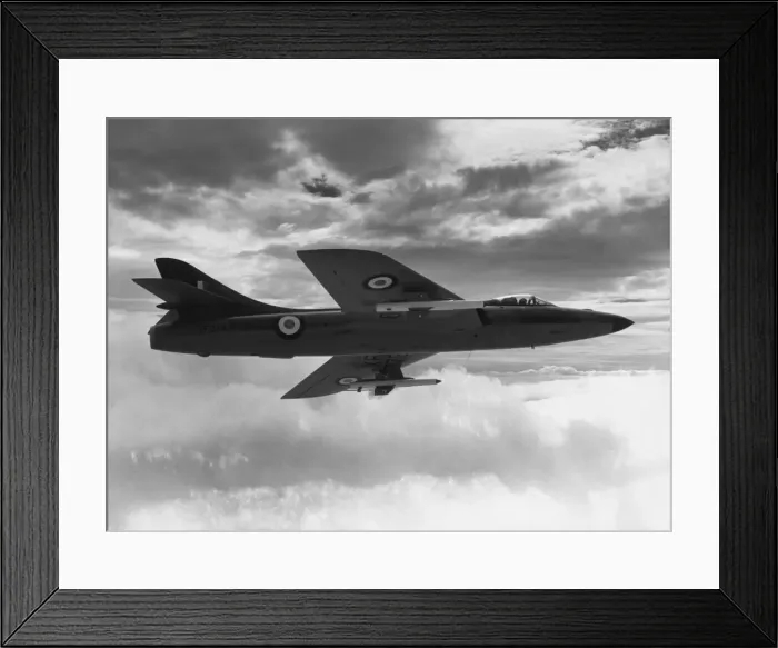 Framed Print : Hawker Hunter FGA-9