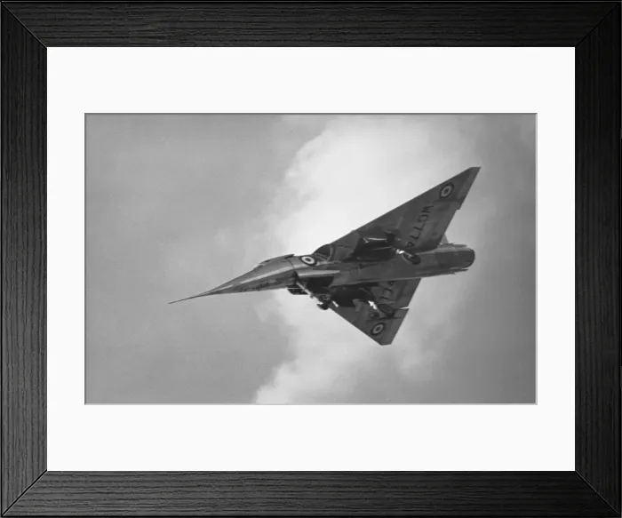 Framed Print : Fairey Delta 2 and Peter Twiss