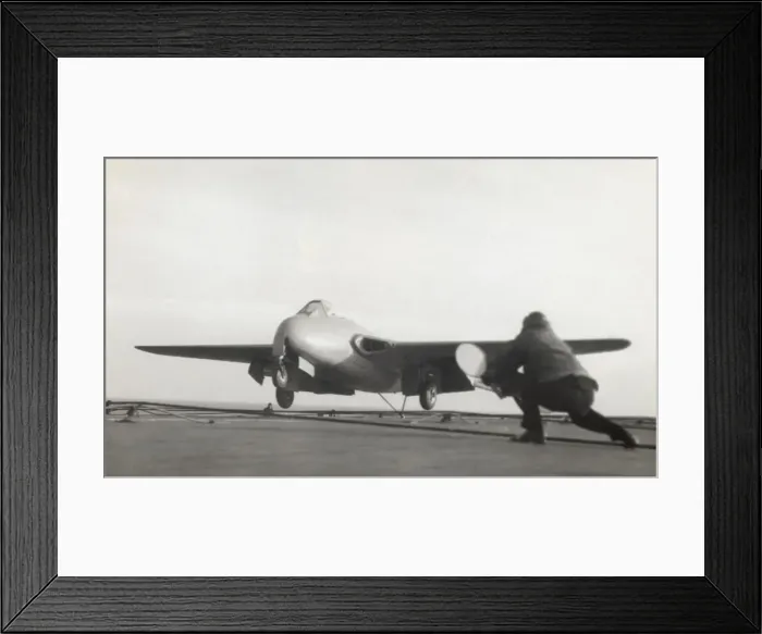 Framed Print : de Havilland DH-100 Vampire Framed Print : de Havilland DH-100 Vampire