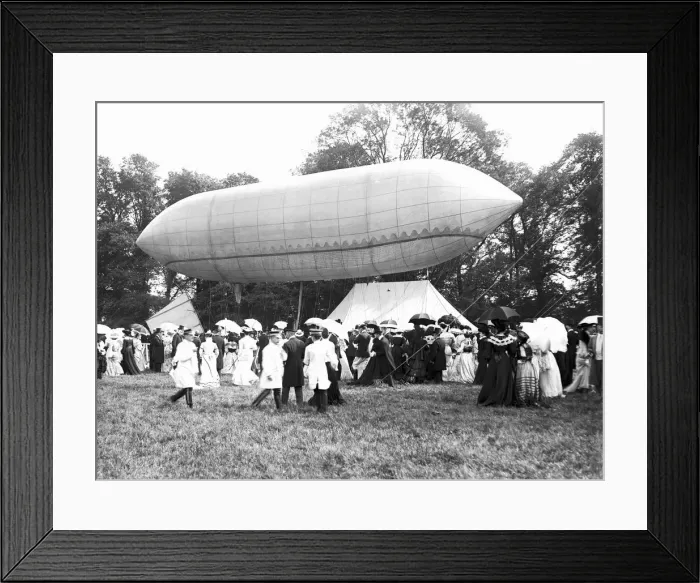 Framed Print : Ranelagh 1903 Spencer Airship Framed Print : Ranelagh 1903 Spencer Airship