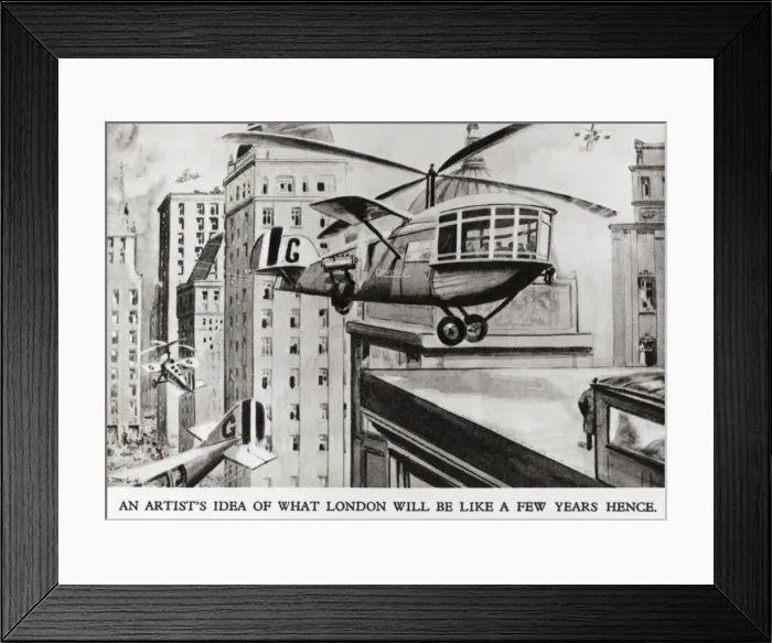 Framed Print : An Artists-Impression of What London Will Be Like in a F? Framed Print : An Artists-Impression of What London Will Be Like in a F?