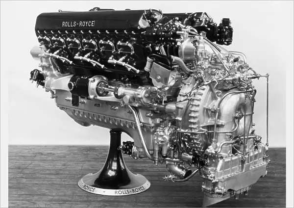 Rolls-Royce Merlin X  /  10 Supercharged Piston Aero-Engine