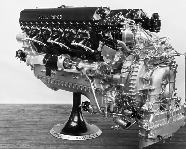 Rolls-Royce Merlin X  /  10 Supercharged Piston Aero-Engine