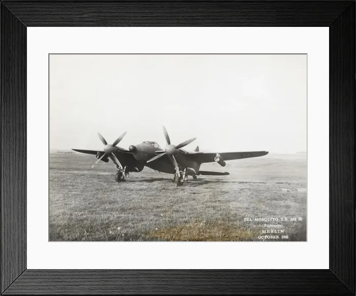 Framed Print : de Havilland DH-98 Sea Mosquito TR-33 Framed Print : de Havilland DH-98 Sea Mosquito TR-33