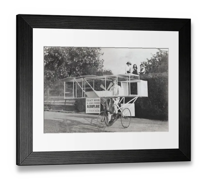Framed Print : Farman Aeroplane Replica Framed Print : Farman Aeroplane Replica