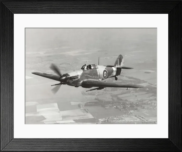 Framed Print : Hawker Hurricane Mk 2D Framed Print : Hawker Hurricane Mk 2D