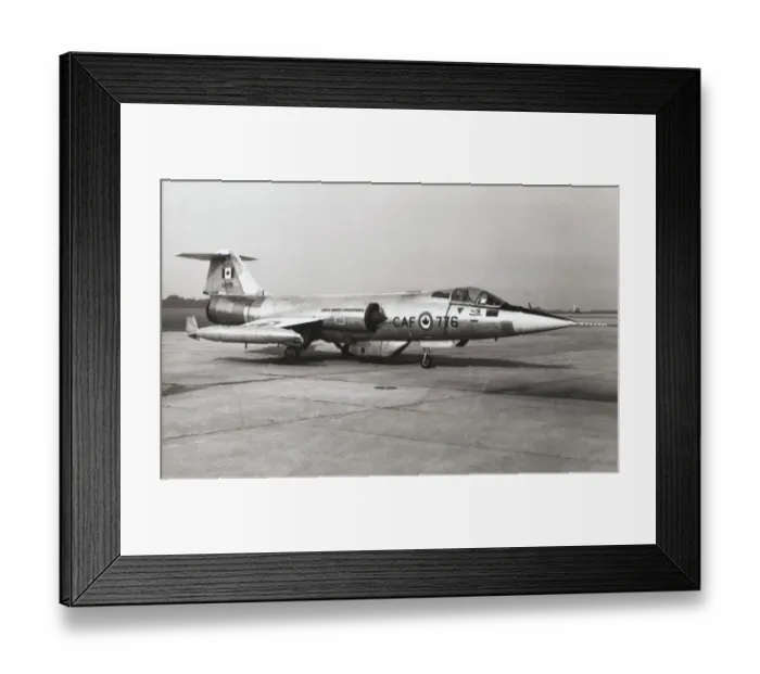 Framed Print : Lockheed F-104G Starfighter CF-104A / Canadair Framed Print : Lockheed F-104G Starfighter CF-104A / Canadair
