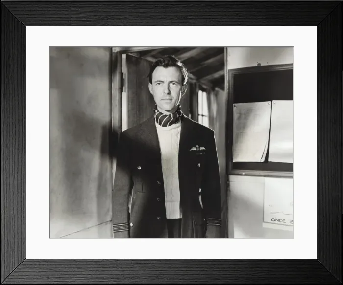 Framed Print : left his radio on during a German raid on the airfield s? Framed Print : left his radio on during a German raid on the airfield s?