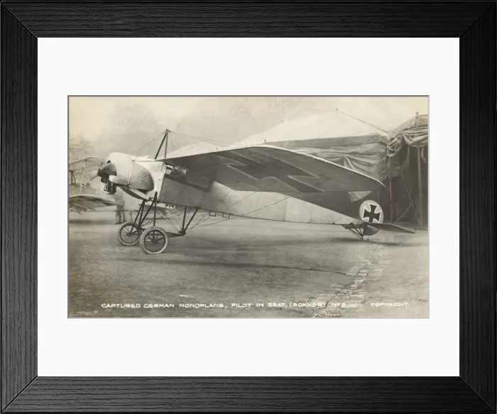 Framed Print : Fokker E-I / 1 Eindecker monoplane Framed Print : Fokker E-I / 1 Eindecker monoplane