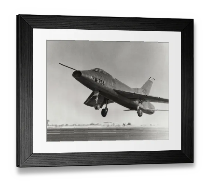 Framed Print : North American YF-100A Super Sabre Framed Print : North American YF-100A Super Sabre