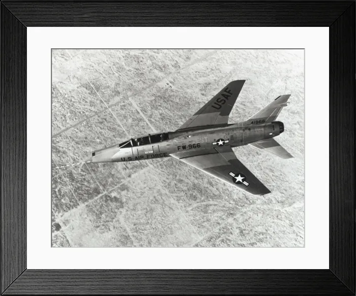Framed Print : North American TF-100C Super Sabre Framed Print : North American TF-100C Super Sabre