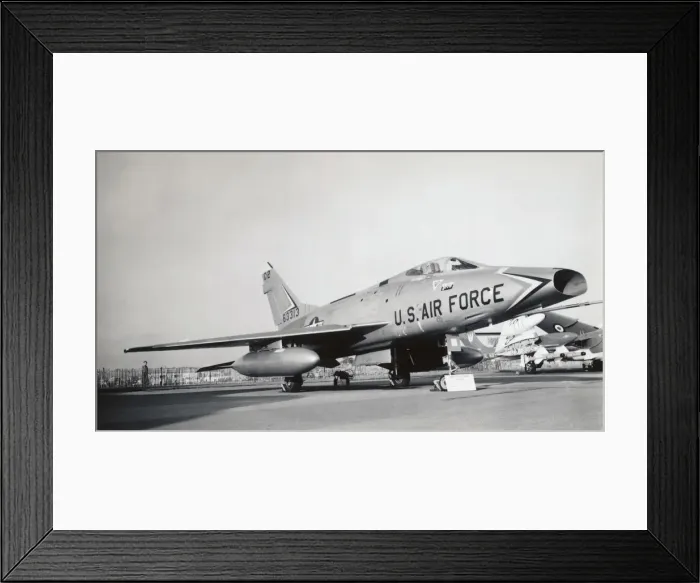 Framed Print : North American F-100 Super Sabre Framed Print : North American F-100 Super Sabre