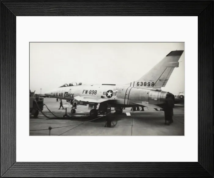 Framed Print : North American F-100 Super Sabre Framed Print : North American F-100 Super Sabre