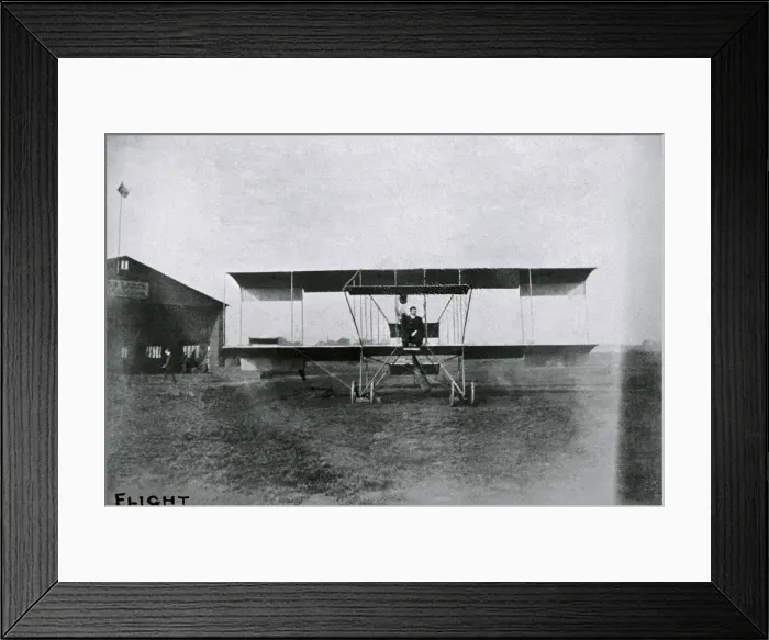 Framed Print : Farman Biplane Framed Print : Farman Biplane