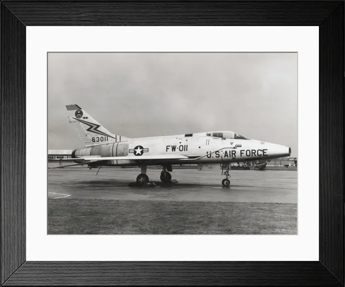 Framed Print : North American F-100D Super Sabre Framed Print : North American F-100D Super Sabre