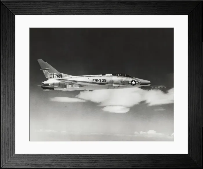 Framed Print : North American F-100C Super Sabre Framed Print : North American F-100C Super Sabre