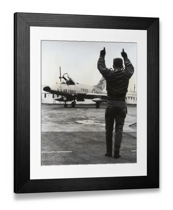 Framed Print : North American F-100 Super Sabre Framed Print : North American F-100 Super Sabre