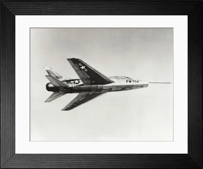 Framed Print : North American F-100 Super Sabre Framed Print : North American F-100 Super Sabre