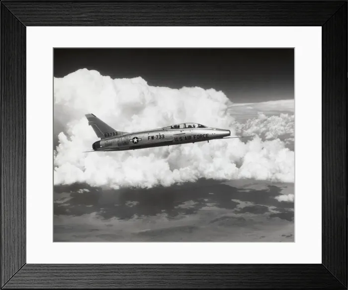 Framed Print : North American F-100F Super Sabre Framed Print : North American F-100F Super Sabre