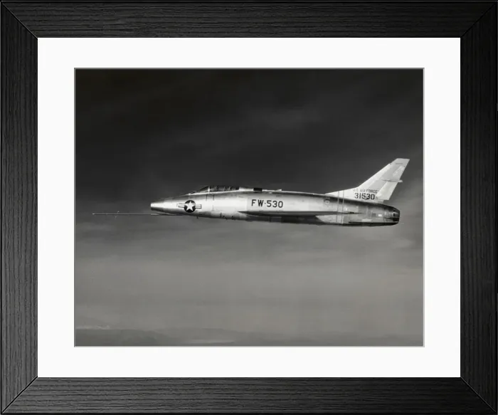 Framed Print : North American F-100 Super Sabre Framed Print : North American F-100 Super Sabre