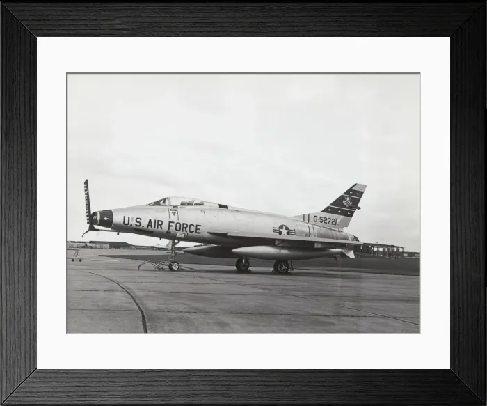Framed Print : North American F-100C Super Sabre Framed Print : North American F-100C Super Sabre