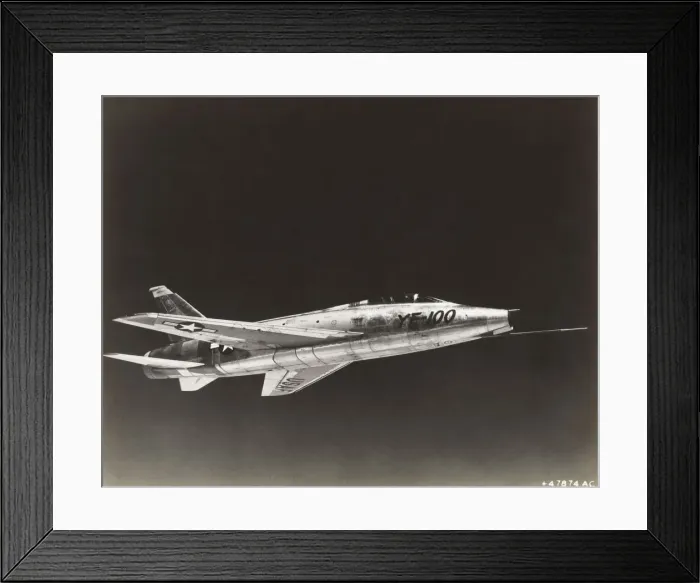 Framed Print : North American YF-100A Super Sabre Framed Print : North American YF-100A Super Sabre