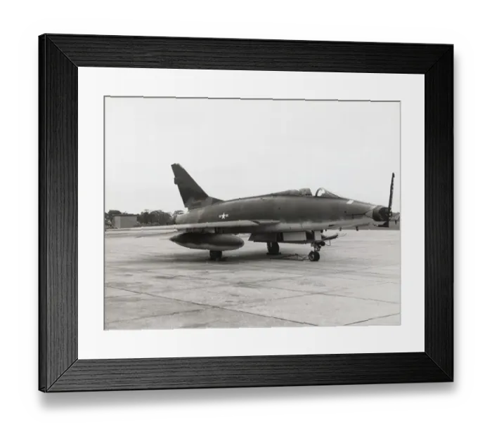 Framed Print : North American F-100 Super Sabre Framed Print : North American F-100 Super Sabre