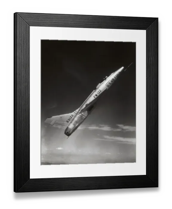 Framed Print : North American F-100D Super Sabre