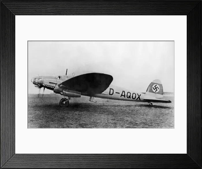 Framed Print : Heinkel He-111