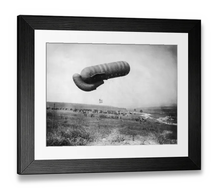 Framed Print : Allied Observation Gas-Filled Draken Gas-Balloon Coming? Framed Print : Allied Observation Gas-Filled Draken Gas-Balloon Coming?