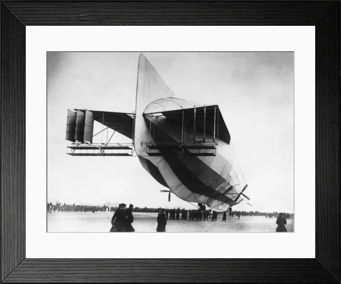 Framed Print : Zeppelin Z-4 Schwaben Airship at Luneville, France May 1913 Framed Print : Zeppelin Z-4 Schwaben Airship at Luneville, France May 1913