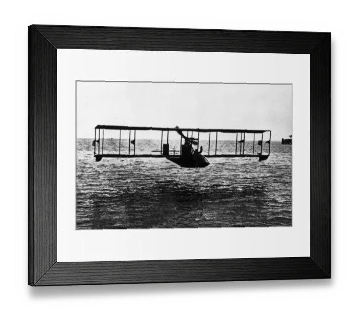 Framed Print : St Petersburg-Tampa Airboat Line Benoist Xiv / 14 Biplan? Framed Print : St Petersburg-Tampa Airboat Line Benoist Xiv / 14 Biplan?
