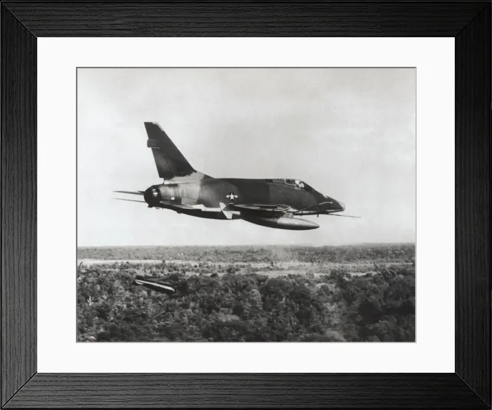 Framed Print : North American F-100 Super Sabre Framed Print : North American F-100 Super Sabre