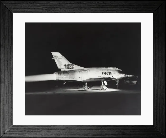 Framed Print : North American F-100A Super Sabre Framed Print : North American F-100A Super Sabre