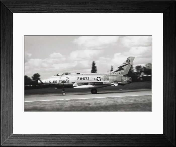 Framed Print : North American F-100 Super Sabre Framed Print : North American F-100 Super Sabre