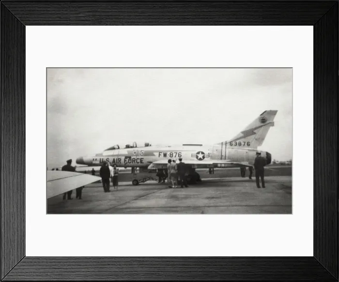 Framed Print : North American F-100F Super Sabre Framed Print : North American F-100F Super Sabre