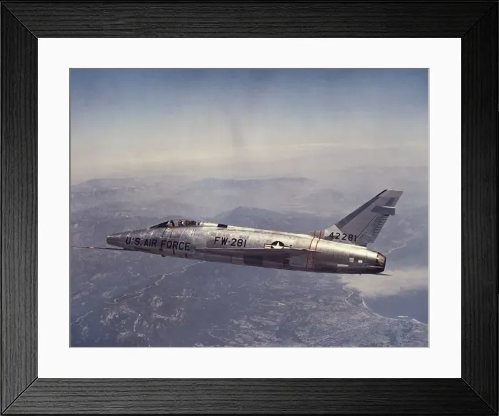 Framed Print : North American F-100D Super Sabre Framed Print : North American F-100D Super Sabre