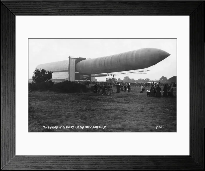Framed Print : The Morning Post Lebaudy Airship Framed Print : The Morning Post Lebaudy Airship